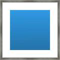 Azzurro Square Framed Print