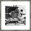 Babe Ruth Batting For The Boston Braves Framed Print