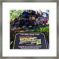Back To The Future 3 Train Framed Print