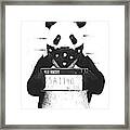 Bad Panda Framed Print