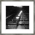 Badminton Contest Framed Print
