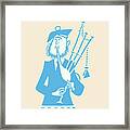 Bagpipe Player Framed Print