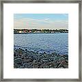 Bailey's Point Nahant Ma Beach Nahant Harbor Framed Print