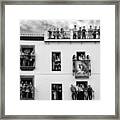 Balcony Meetings Framed Print