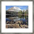 Bald Mountain And Mirror Lake - Uinta Mountains, Utah Framed Print