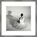 Ballet Dancer In Tutu Framed Print