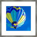 Balloon Blue Framed Print