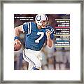 Baltimore Colts Qb Bert Jones, 1976 Nfl Football Preview Sports Illustrated Cover Framed Print