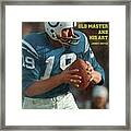Baltimore Colts Qb Johnny Unitas, 1971 Afc Championship Sports Illustrated Cover Framed Print