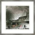 Bank Of Furnaces, Lymington Iron Works Framed Print