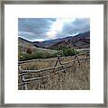 Bannock Homestead Framed Print