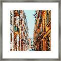 Barcelona, Streets - 16 Framed Print