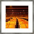 Barrel Room At Opus One, Napa Valley Framed Print