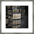 Barrels Of Bourbon Framed Print