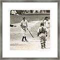 Baseball Star Joe Dimaggio Framed Print