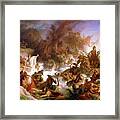 Battle Of Salamis, 480 Bc Framed Print