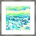 Beach Break Wave Framed Print