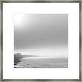 Beach Fog Framed Print