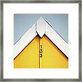 Beach Hut 133 Framed Print