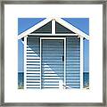 Beach Hut Framed Print