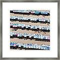 Beach Huts Framed Print