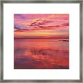 Beach Sunset Outer Banks Two Framed Print