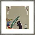 Bear In The Mountains Framed Print
