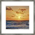 Beautiful Cancun Sunrise Cancun Mexico Framed Print