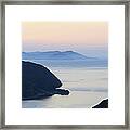 Beautiful View Of Sunset At Maurizia Framed Print