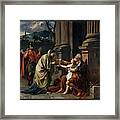 Belisarius By Jacques Louis David Framed Print
