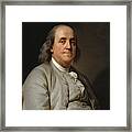 Benjamin Franklin Painting - Joseph Duplessis Framed Print