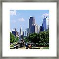 Benjamin Franklin Parkway, Philadelphia Framed Print