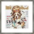 Best In Snow The Chloe Kim Era Is Here Sports Illustrated Cover Framed Print