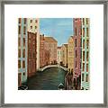 Beyond The Grand Canal Framed Print