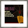 Bible Verses  Art 152 Framed Print