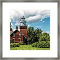 Big Bay Point Lighthouse Framed Print