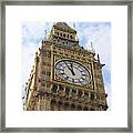 Big Ben Clock Tower Framed Print