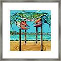 Big Blue Crab Rockport Framed Print