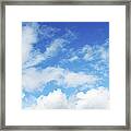 Big Blue Sky Framed Print