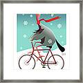 Bike Bethesda Framed Print