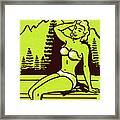 Bikini Woman Framed Print