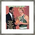 Bill Russell And Boston Celtics Larry Bird Sports Illustrated Cover Framed Print