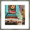 Binions Casino, Las Vegas Framed Print