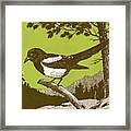 Bird In Tree Framed Print