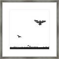 Birds In The City Framed Print