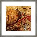 Bisons Horses And Other Animals Closer Framed Print