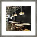 Bistro Lights Framed Print