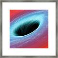 Black Hole, Artwork Framed Print