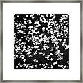 Black Night Glitter Stars #1 #shiny #decor #art Framed Print