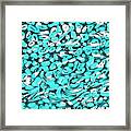 Blue Abstract 01 Framed Print